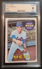 1969 Topps Nolan Ryan #533 Graded FCGS 8 (OC)...