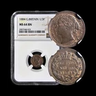 1884 Victoria Farthing — photo from another recent sale