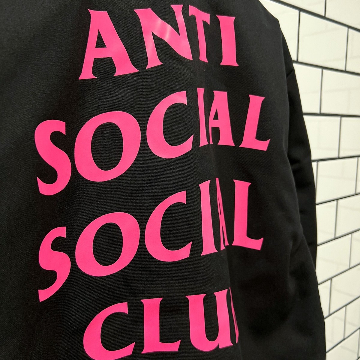 ANTI SOCIAL SOCIAL CLUB ASSC KNEW IT WORK JACKET BLACK | eBay