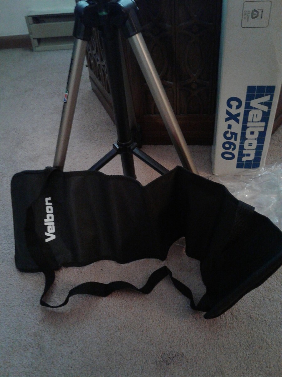 VELBON TRIPOD CX-560 WITH CASE. OPEN BOX /NEW. SEE PICS. | eBay