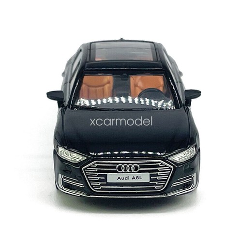 1/64 Scale Audi A8L Diecast Model Car Metal Vehicle Kids Toy for Boys Black Gift - Bild 12 von 13