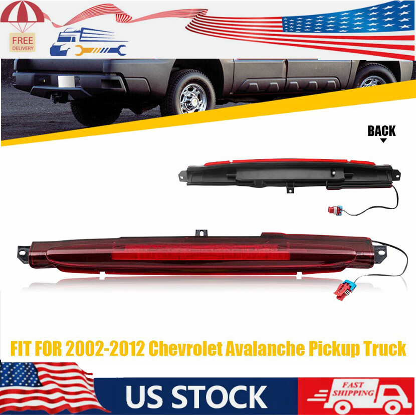 2002-2012 Chevy Avalanche Pickup LED 3rd Brake Light Red