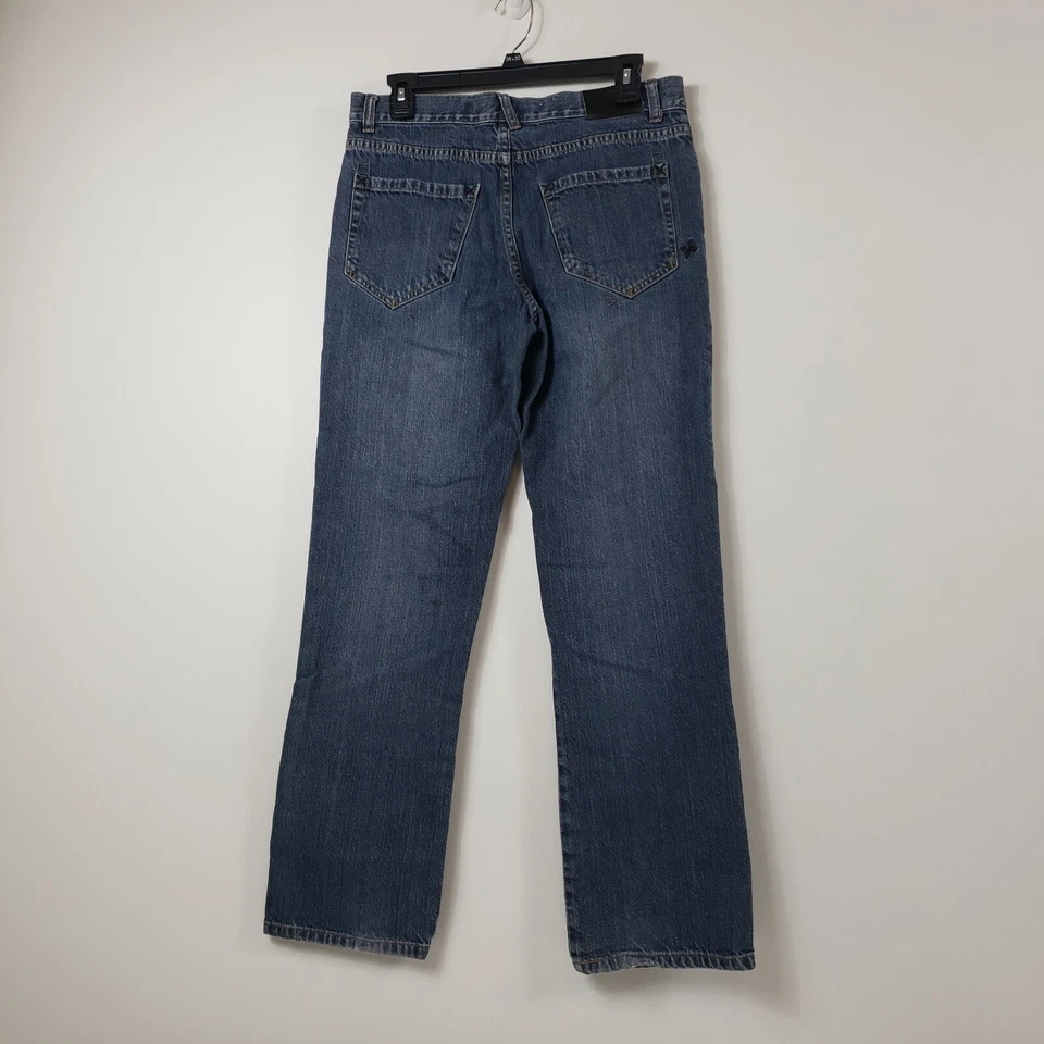 Jeans Hurley Pierna Recta 32/20 Niños Jóvenes Denim Azul Algodón Informal Lavado Medio Foto 2 de 4