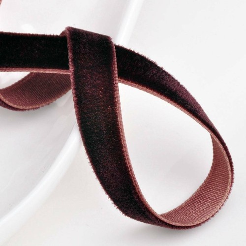 10 Yards / 200 Yards 3/8" (10mm) Solid Flocking Velvet Ribbon lot DIY Trim - Picture 25 of 33