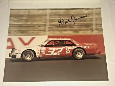 Dale Jarrett LATE MODEL BUDWEISER 1984 #32 autographed 8x10 photo HOFer 1/1 RARE