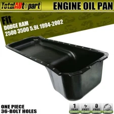 Engine Oil Pan w/o Gasket for Dodge Base Ram 2500 3500 I6 5.9L 2002 05080632AA