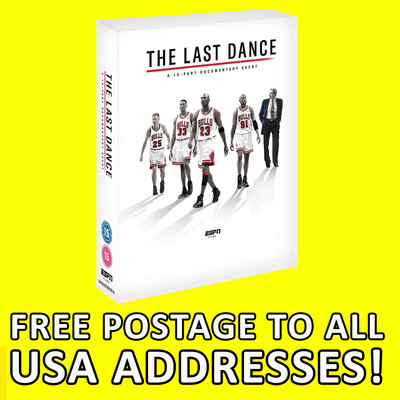 The Last Dance Michael Jordan Chicago Bulls NBA basketball doco Bluray SEALED