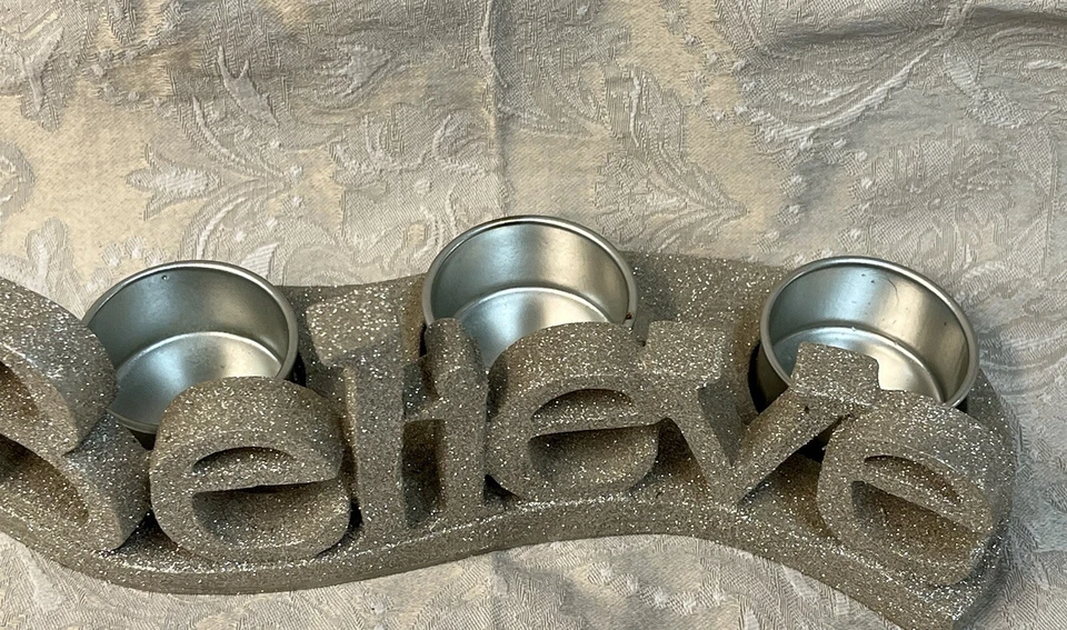 YANKEE CANDLE CREE BRILLANTE MULTI LUZ DE TÉ CANDELABRO VACACIONES RETIRADO Foto 3 de 4