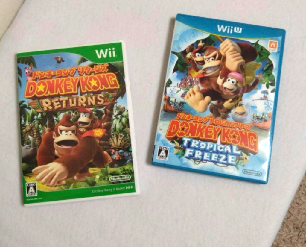 Nintendo Wii U Donkey Kong Returns & Tropical Freeze Japanese