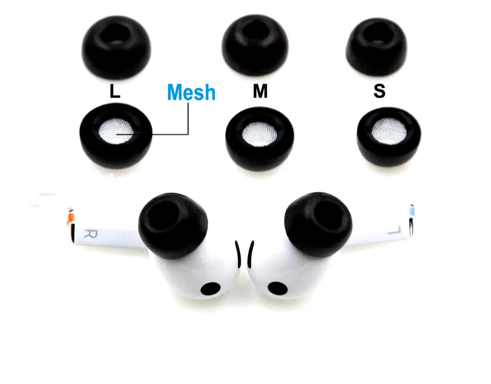 Силиконовые сменные ушные вкладыши для наушников-вкладышей Samsung Galaxy Buds 3 Pro SM-R630 1 комплект - Изображение 2 из 2