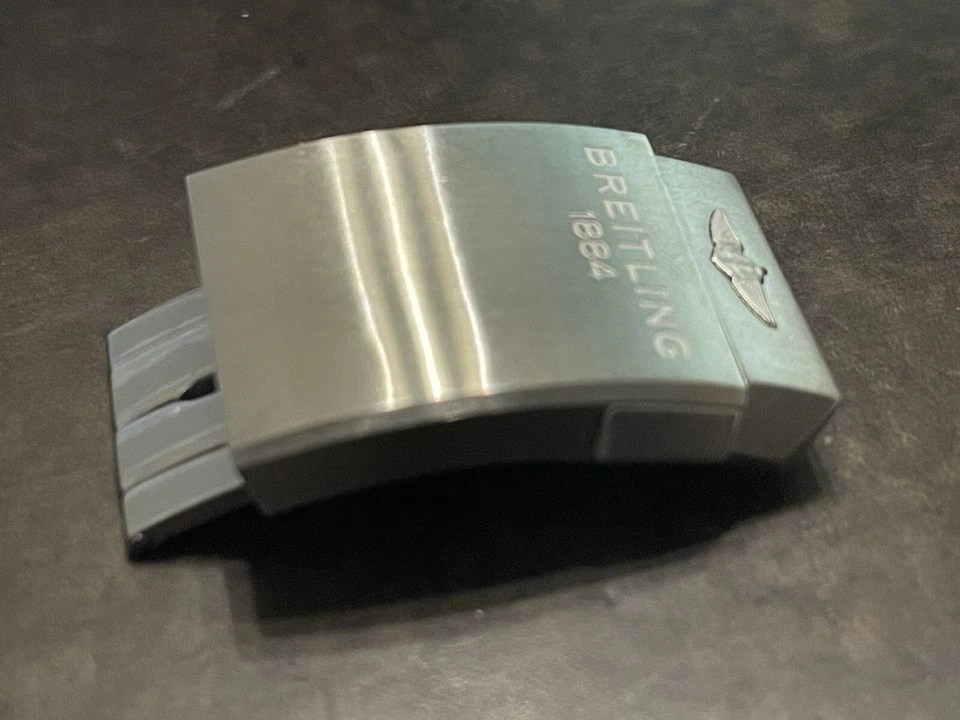 Breitling Deployant Cierre de Despliegue 20mm Acero Inoxidable Cepillado Foto 4 de 4