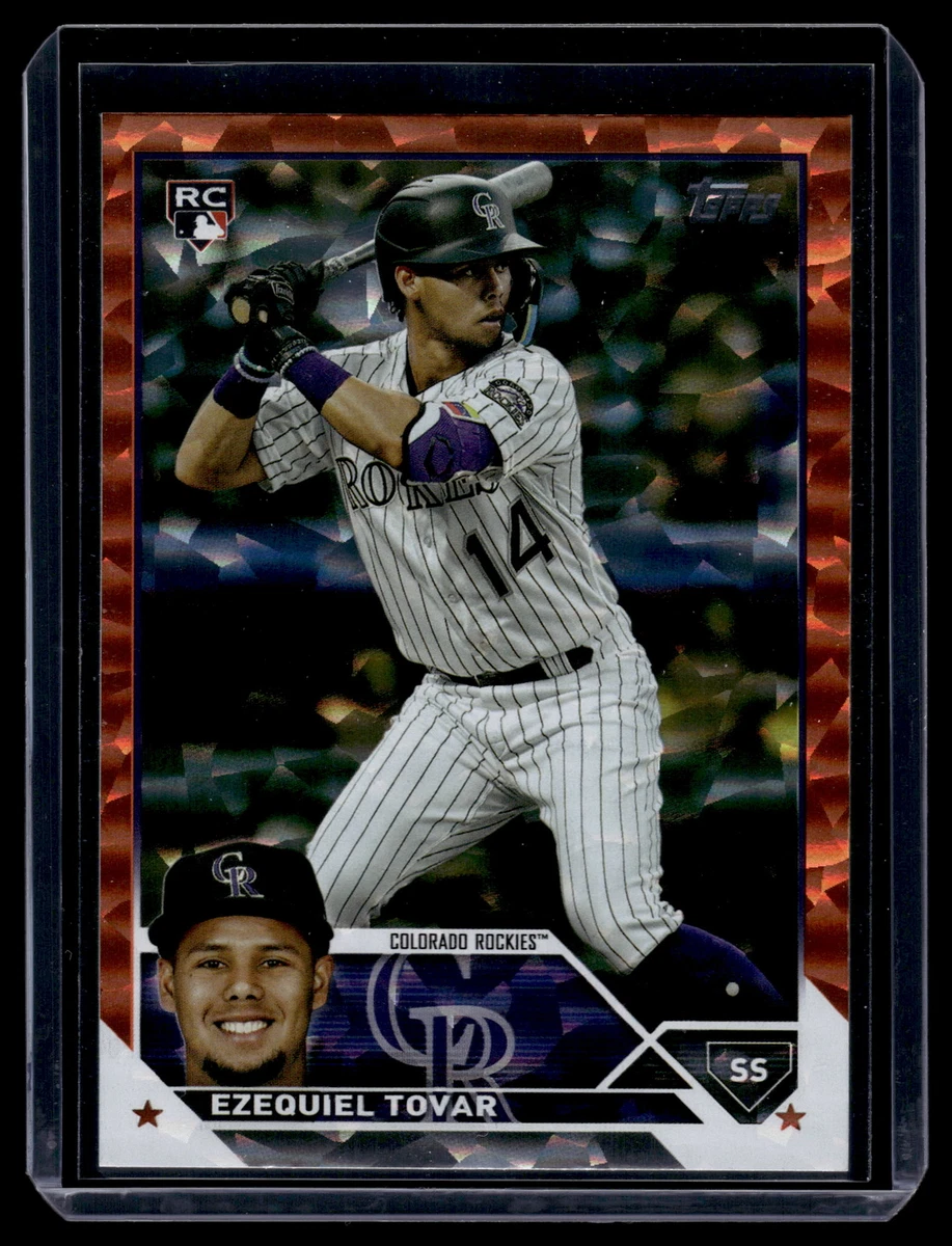 Ezequiel Tovar 2023 Topps Series 2 Orange Foilboard Rookie Card 
