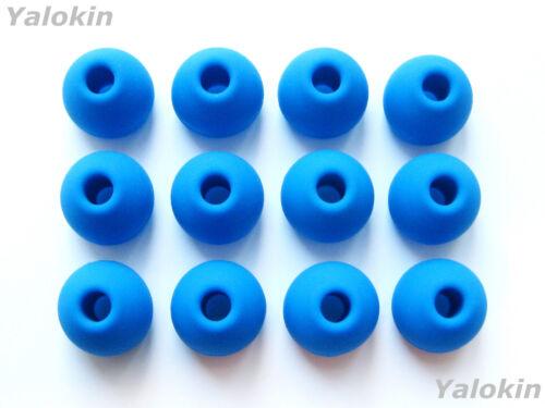 12 pcs Large Blue Soft Replacement Eartips Earbuds for Monster InEar Earphones - Picture 1 of 8