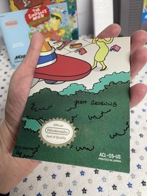 The Simpsons: Bart vs The Space Mutants CIB Complete nintendo nes poster NICE