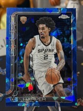 NBA topps chrome ダニロガリナリ　RC auto　2/5 Dylan Harper #RR-2 Prices | 2025 Topps Chrome Radiating Rookie