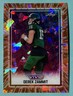 2025 Leaf Vivid Football Orange Crystal - Derek Zammit #1/1 - Ex. Condition