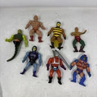 Vintage Masters Of The Universe Figure Lot (7) Skeletor He-man Snout Spout Etc