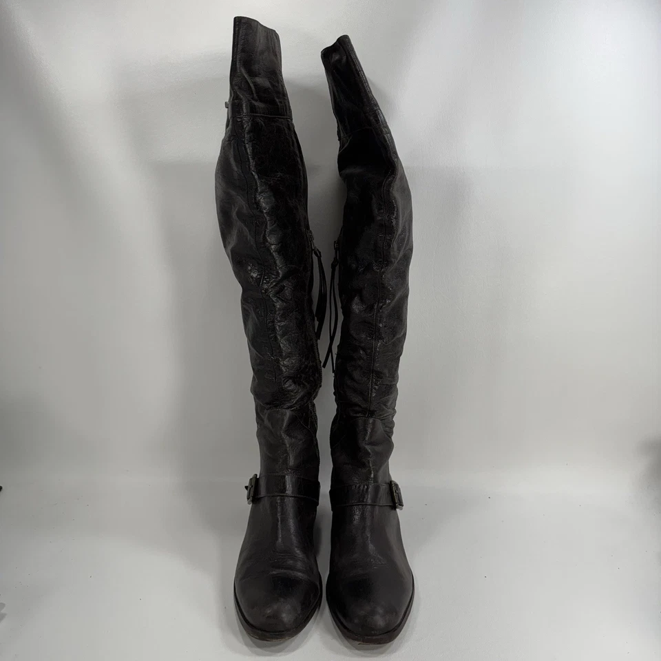 Женские сапоги для верховой езды Pour La Victoire Victorina темно-коричневые выше колена размер 10 - Изображение 3 из 4