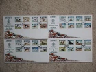 JERSEY - 1997 SET OF 4 SEABIRDS UNADDRESSED FIRST DAY COVERS, CAT £28