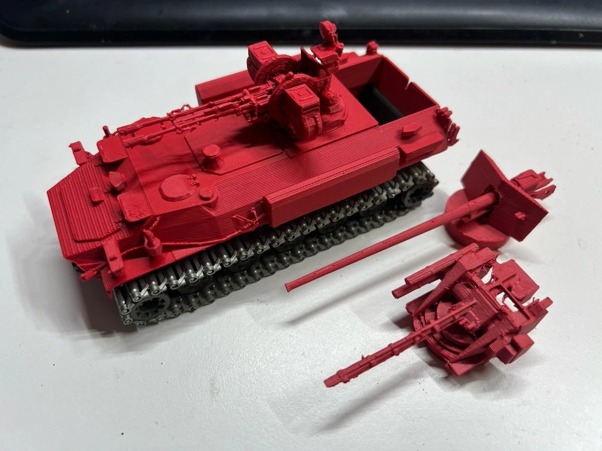 Char Sherman VC Beute Panzer 1/48 - Asam HT237 - Métal Blanc (neuf)