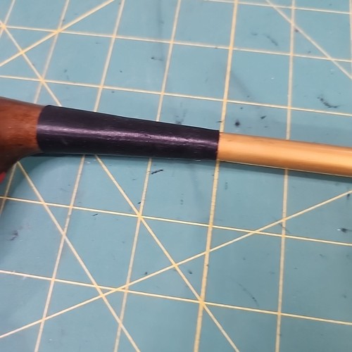 Super Fli Wood Custom Made Genuine Persimmon Golf Putter 35" Mallet Club Vintage - Picture 14 of 21