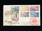 SPAIN MADRID OCT 12 1951 FDC #C132-36 AIR MAIL TO USA