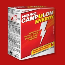 Neuro Campolon Energy Supplement , 12 Drinkable 10 mL Pouches