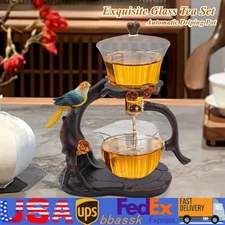 Glass Tea Set Automatic Drip Pot for Tea Coffee – Lazy Kungfu, Tea Table Decor