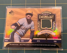 2006 SP Legendary Cuts Baseball Chronology Materials-ROLLIE FINGERS(P)*HOF-BC-RF