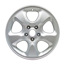 16x7.5 Painted Sparkle Silver Acrylic Wheel Fits 2000-2003 Jaguar S Type