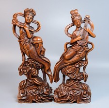 Exquisite Boxwood Flying Beauty Ornament