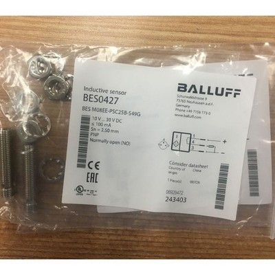 Neu Balluff Sensor BES M08EE-PSC25B-S49G Schneller Versand