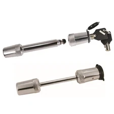 Trimax 5/8" Hitch Receiver Pin & 2.5" Wide Trailer Coupler Lock Set Keyed Alike