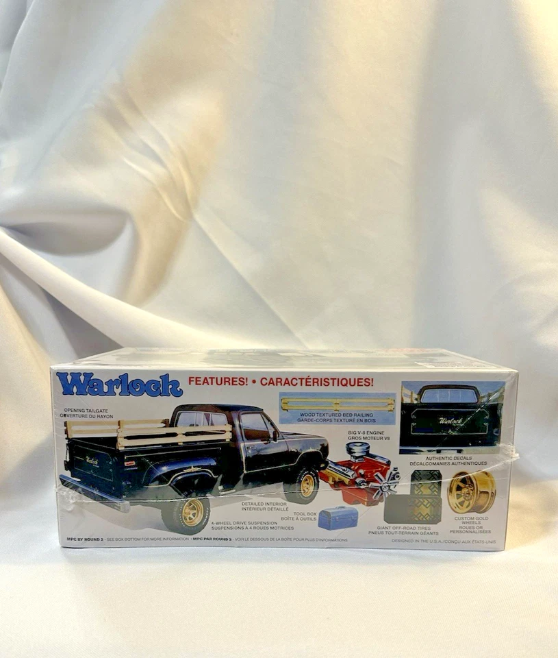 MPC DODGE WARLOCK Stepside PickUp model kit NEW IN FACTORY SEALED BOX - Image 4 of 4