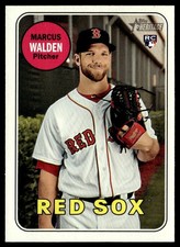 2018 Topps Heritage Marcus Walden Rookie Boston Red Sox #605