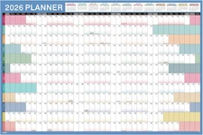 2026 Yearly Wall Calendar - Yearly Wall Calendar 2026, 2026 Calendar, Jan 2026 -