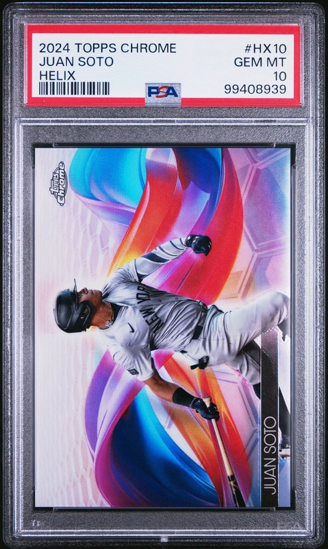 2024 Topps Chrome Helix Juan Soto #HX10 PSA 10