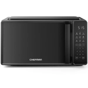 Four micro-ondes de comptoir 0.7 Cu. Ft. 700 Watts 10 Niveaux de puissance 6 Préréglage noir