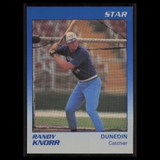 Randy Knorr #10 1989 Star Minor Leauge Dunedin Blue Jays Baseball Card MLB NM