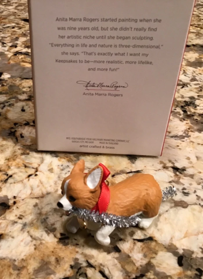 Hallmark 2018 Welsh Corgi Keepsake 28th In The Puppy Love Series~ - Imagem 3 de 4