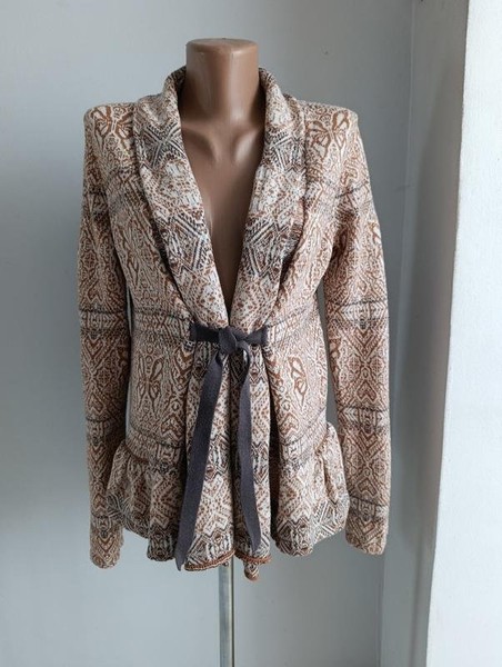 Women Sweater Grey Cotton 38 / M / 46