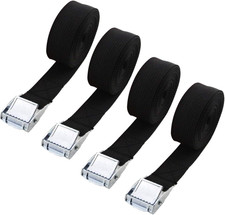 4PCS 1" X 3.3Ft Lashing Straps Adjustable Kayaks Tie down Straps for Cargo, Lugg