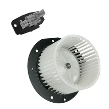 A/C AC Heater Blower Motor w/ Fan Cage & Resistor Kit for Ford Full-size Truck