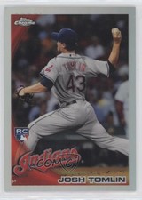 2010 Topps Update Chrome Refractor RC Box Loader Josh Tomlin #CHR51 9ca