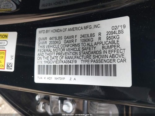 AC Compressor Fits 18-22 ACCORD 648152 - Picture 9 of 12