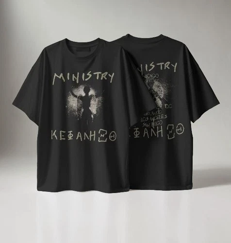 MINISTRY ΚΕΦΑΛΗΞΘ TOUR 92-93  T-SHIRT  TARIFFS INCLUDED