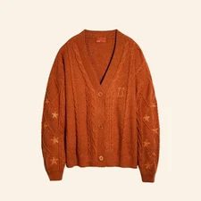 Taylor Swift Knitted Cardigan Orange