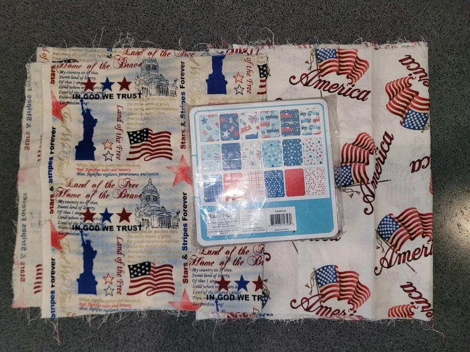 Riley Blake Fabrics Charm 5" 42pc Fireworks Freedom 4th Of July NEW Lot Of Fabri - Image 2 of 4