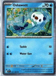 Oshawott 021/086 Common Holo White Flare - Pokemon TCG