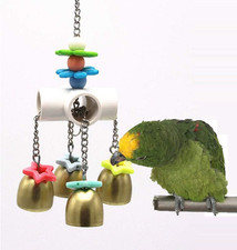 Bird Parrot Bells Toy with Sweet Sound for Budgie Parakeet Cockatiel Conure Afri